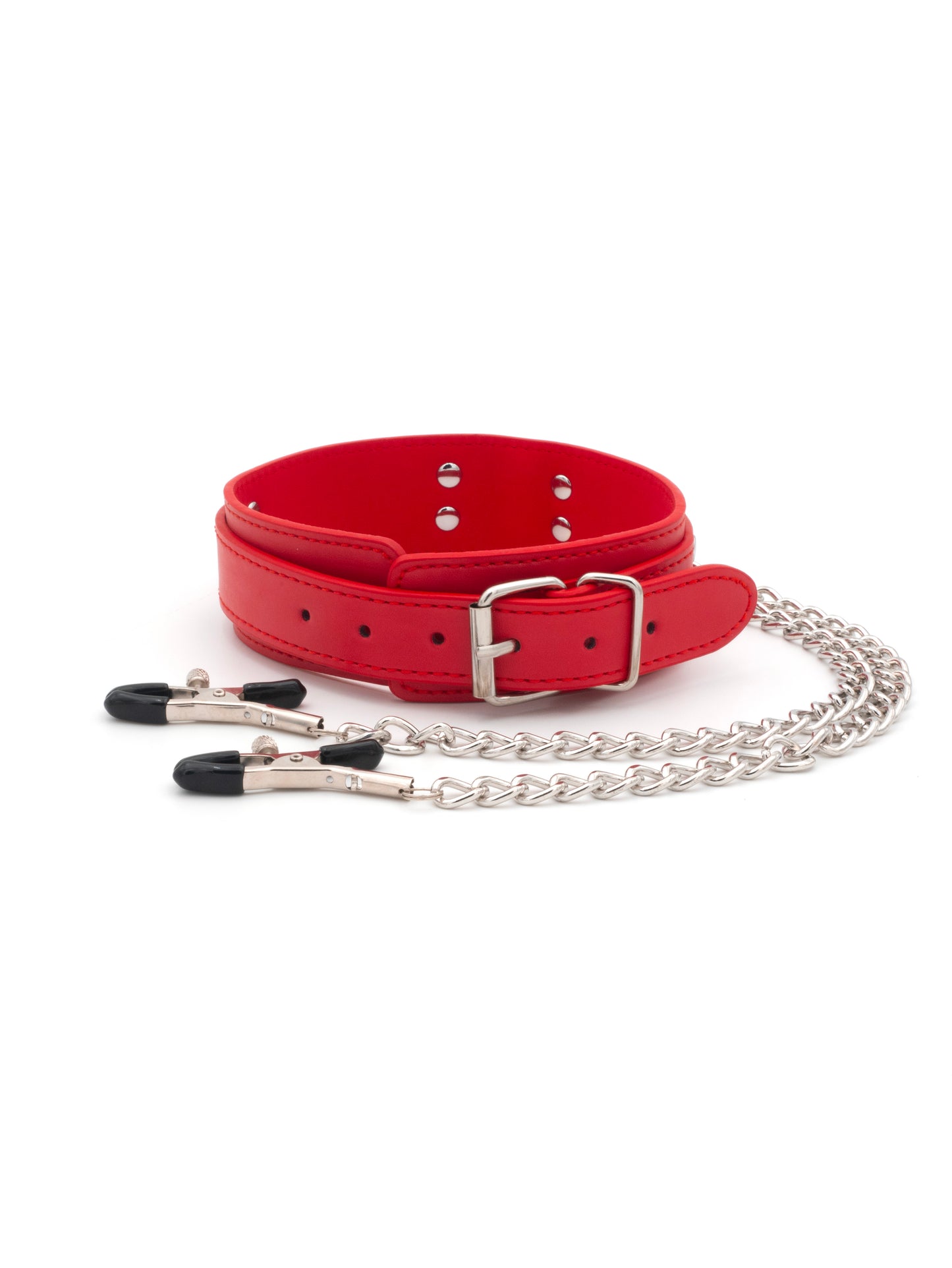Cheeky Chains - Collare con Pinze capezzoli