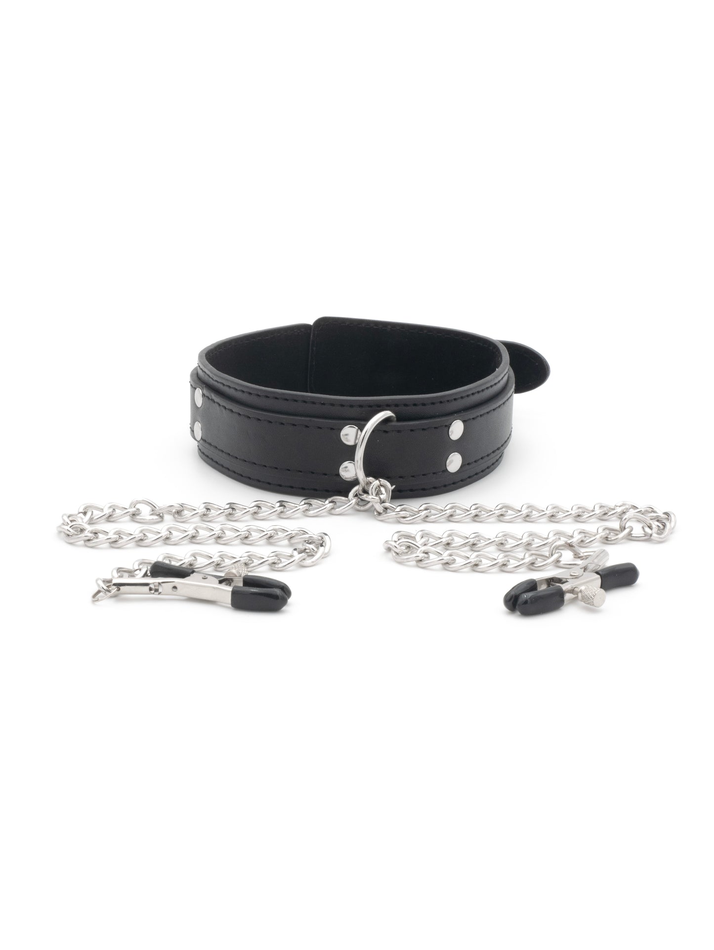 Cheeky Chains - Collare con Pinze capezzoli