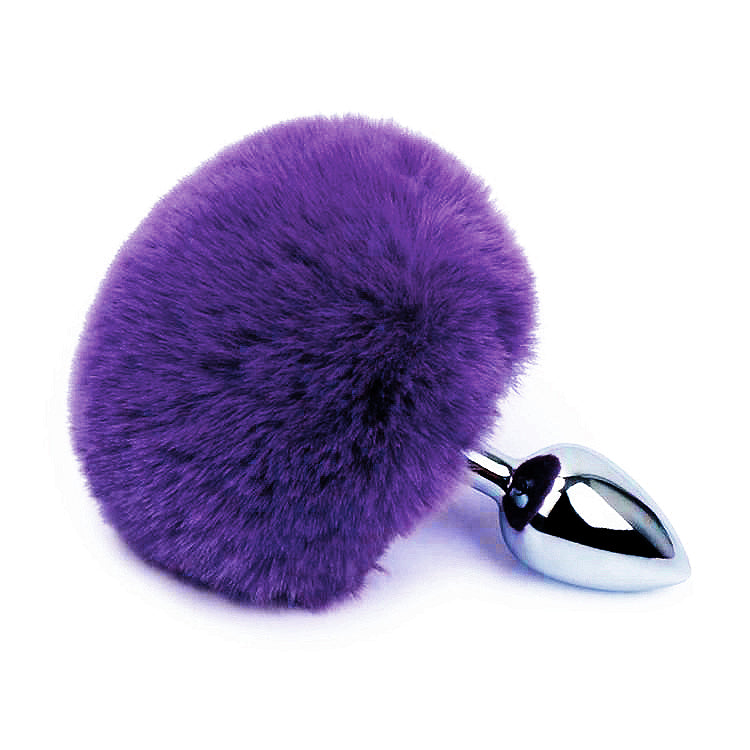 GleamBunny - Plug in Acciaio con Pompon