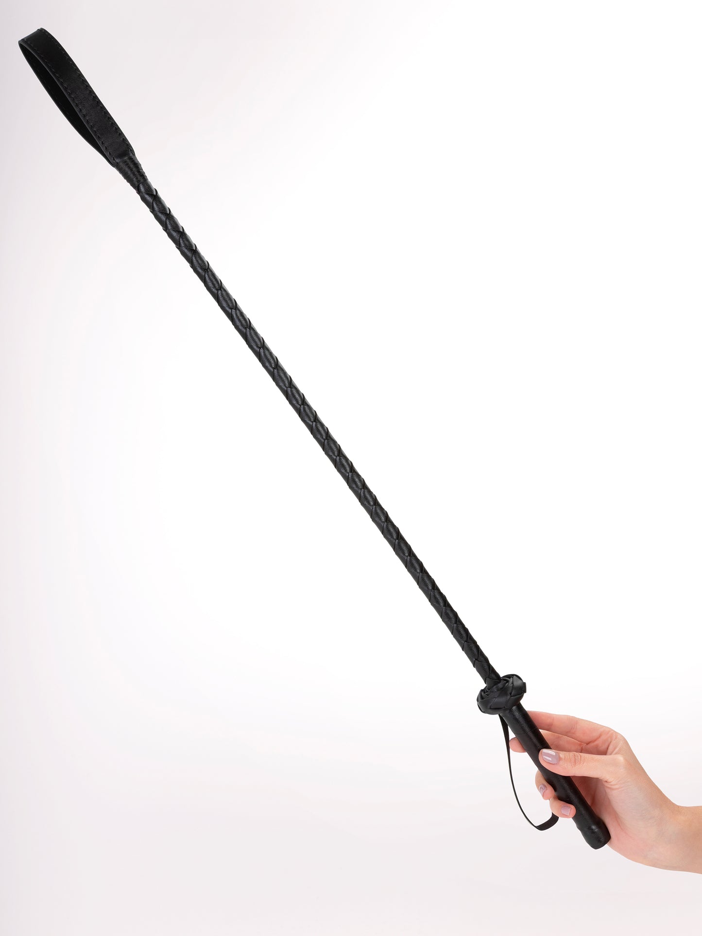 Slim Strike - Crop in ecopelle con punta in pelle