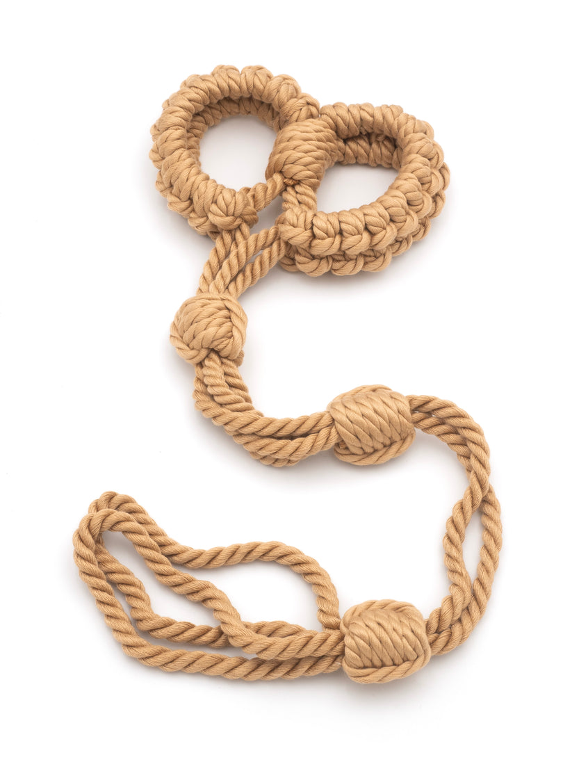 SatinLoop - Manette con guizaglio in Corda di Raso