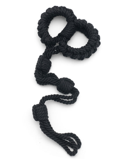 SatinLoop - Manette con guizaglio in Corda di Raso