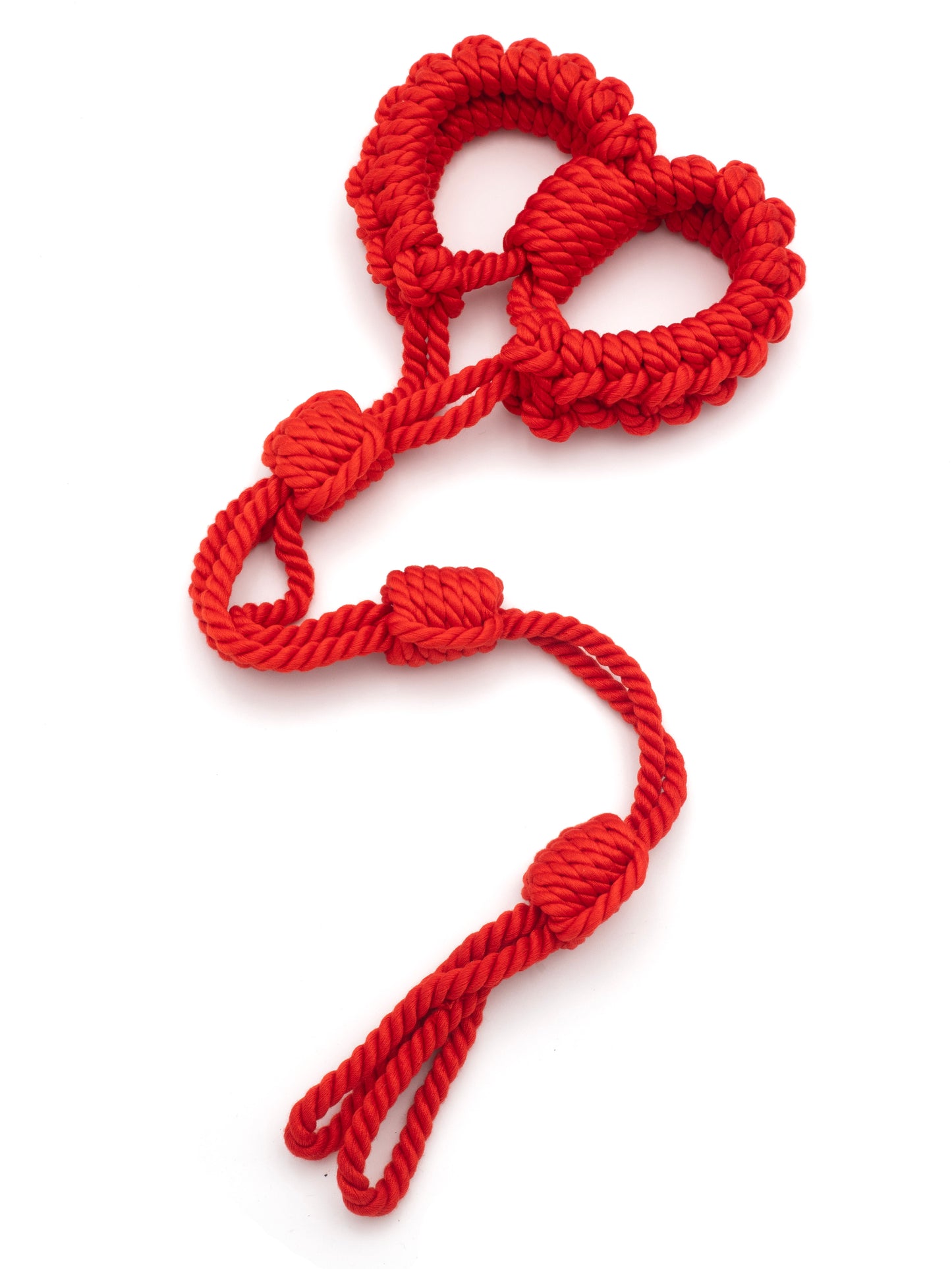 SatinLoop - Manette con guizaglio in Corda di Raso