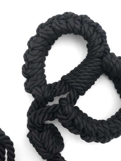 SatinLoop - Manette con guizaglio in Corda di Raso