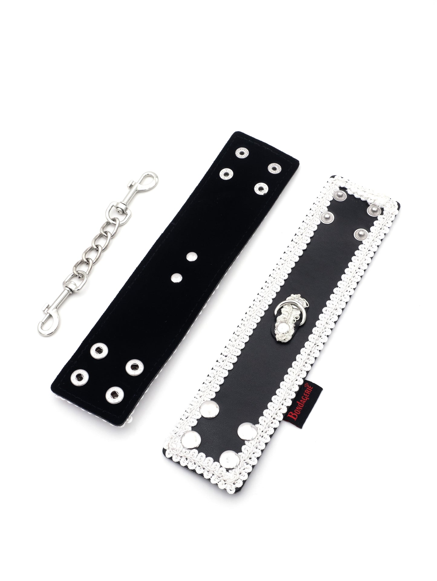 Gothic Desire - Manette con ricami in pizzo