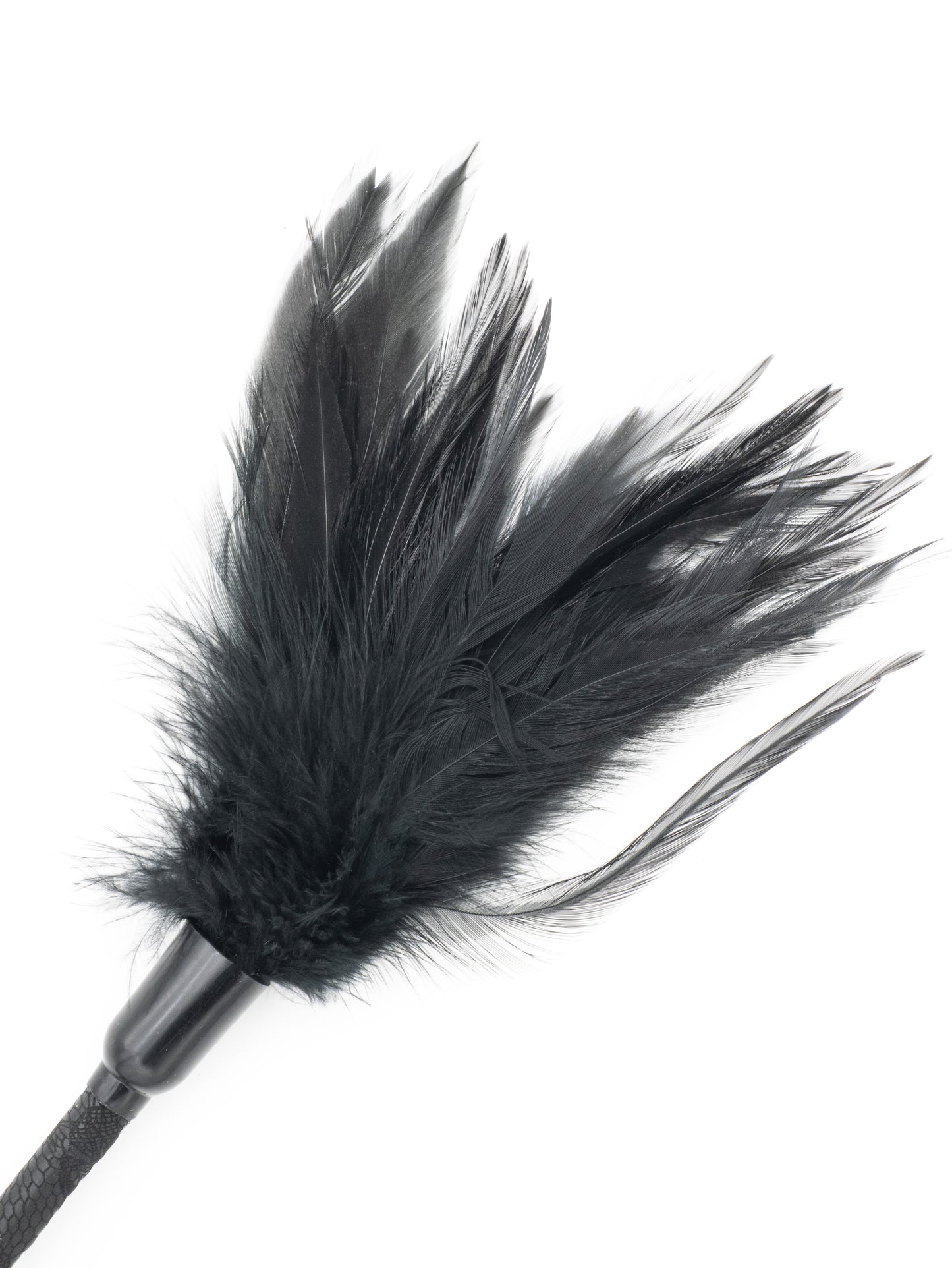 Paletta di pizzo BDSM con piume