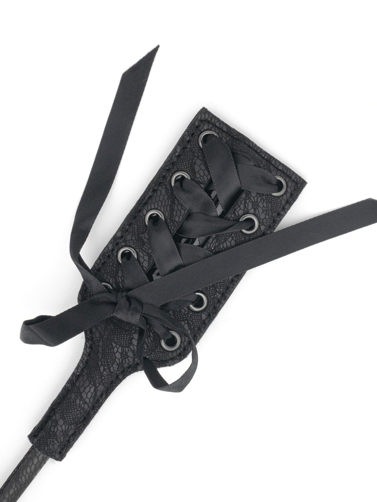 Paletta di pizzo BDSM con piume