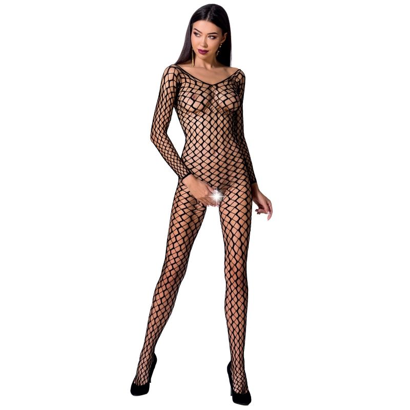 PASSION - Body a rete intero per Donna di colore Nero, taglia unica