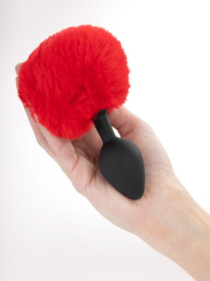 BunnyBliss - Plug Anale in Silicone con Pompon
