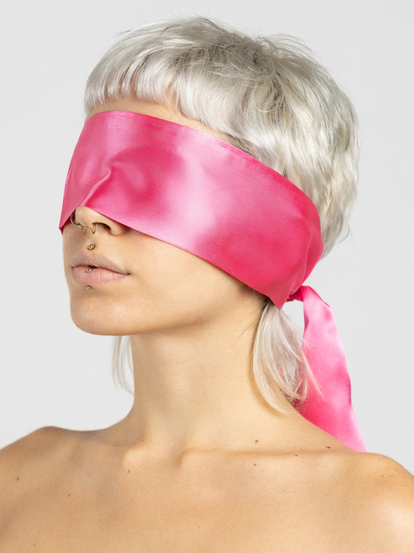 Benda in raso per occhi