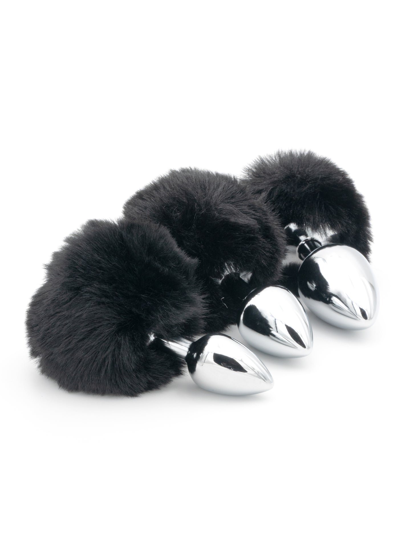 GleamBunny - Plug in Acciaio con Pompon