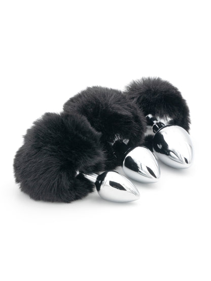 GleamBunny - Plug in Acciaio con Pompon