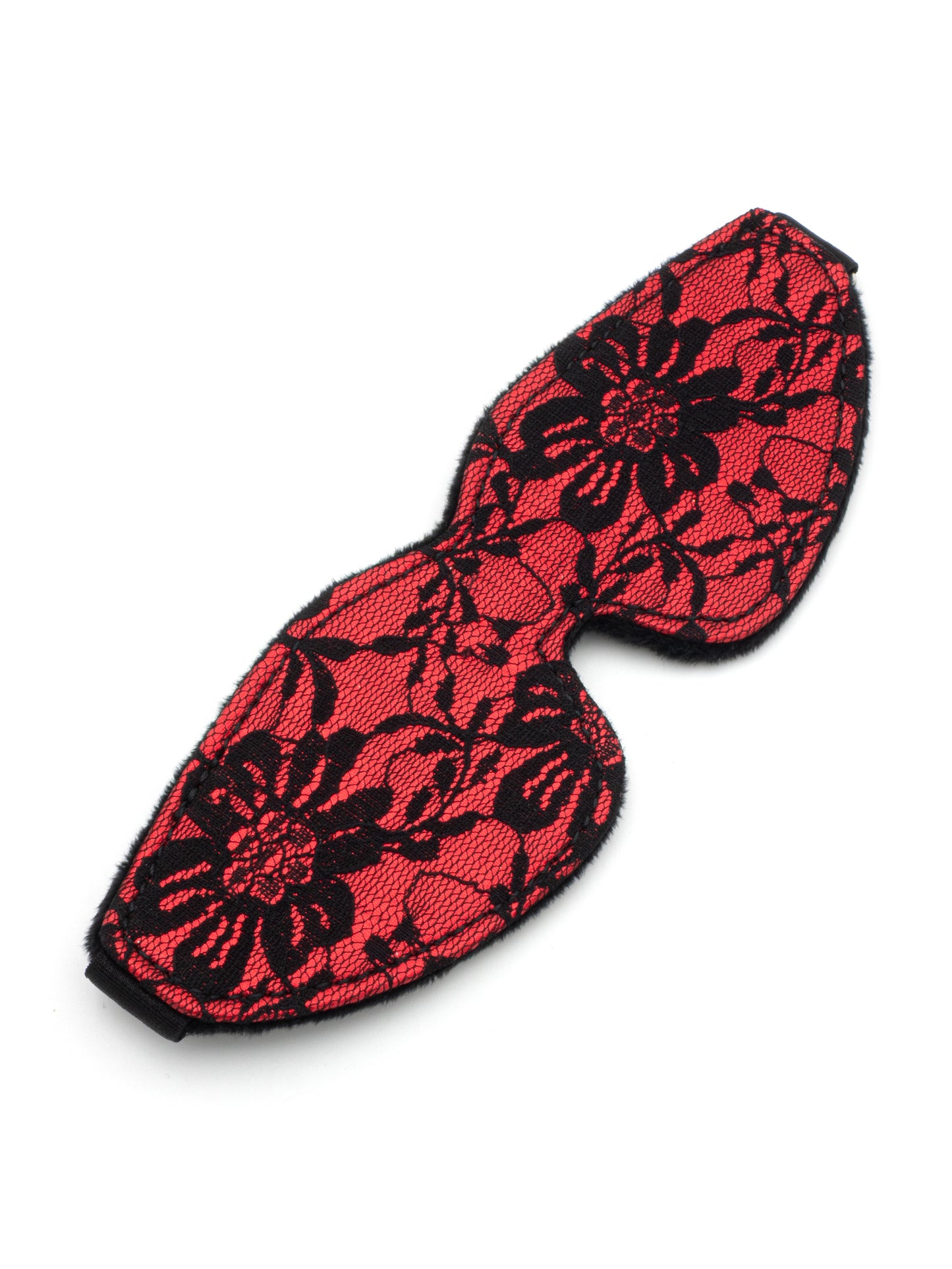 Benda occhi in raso vellutata con ricami