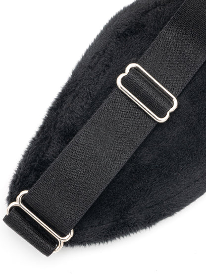 Benda occhi in raso vellutata con ricami