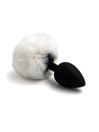 BunnyBliss - Plug Anale in Silicone con Pompon