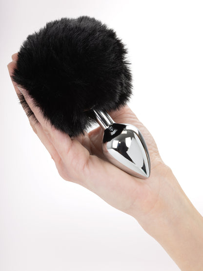 GleamBunny - Plug in Acciaio con Pompon