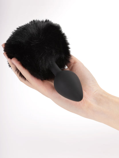 BunnyBliss - Plug Anale in Silicone con Pompon