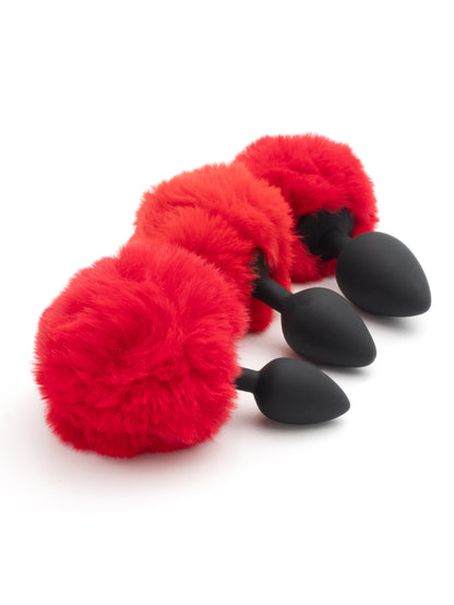 BunnyBliss - Plug Anale in Silicone con Pompon