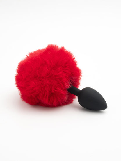 BunnyBliss - Plug Anale in Silicone con Pompon