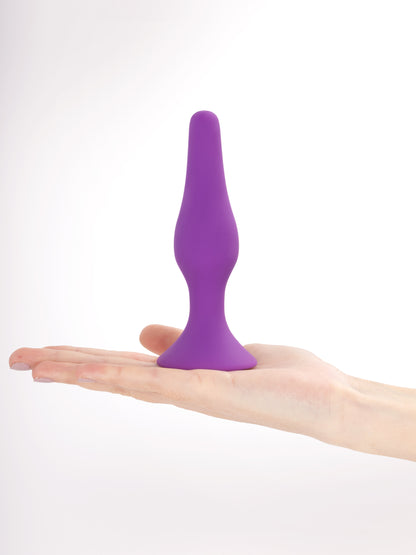Qlimax - Plug Anale con ventosa in silicone liscio