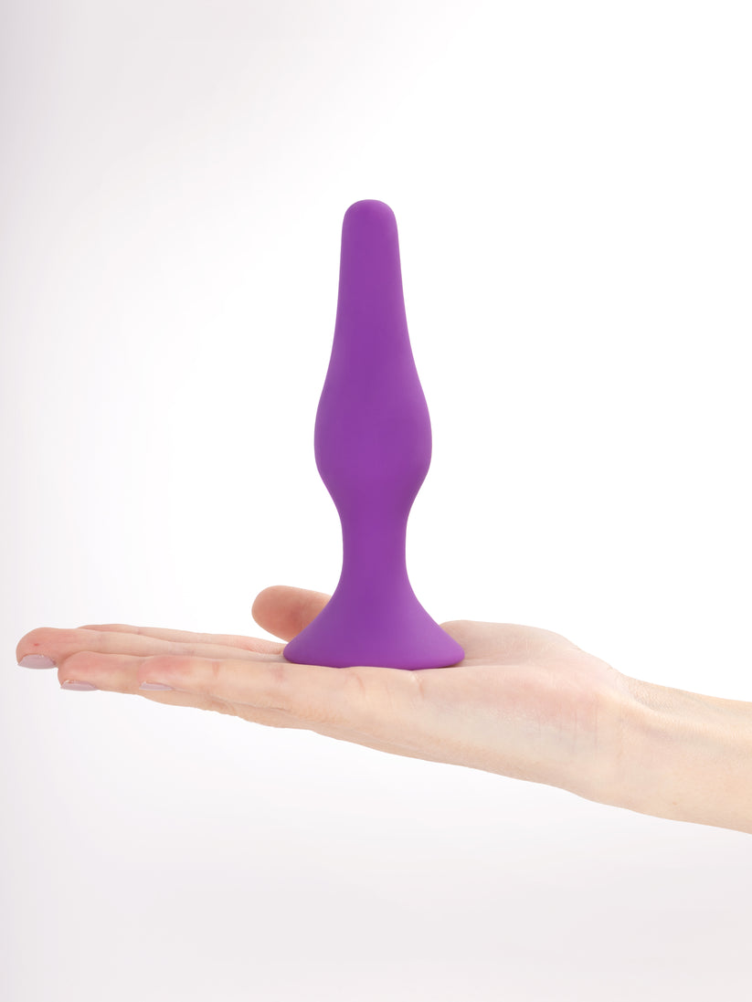 Qlimax - Plug Anale con ventosa in silicone liscio