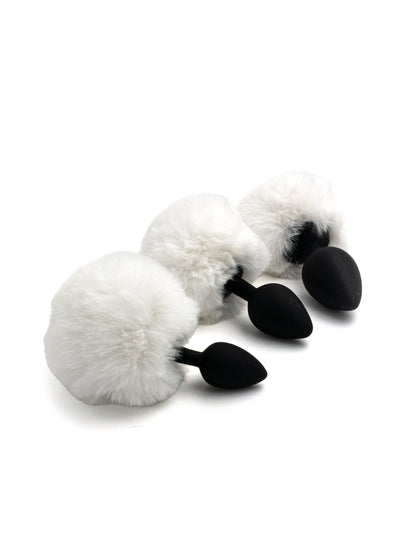 BunnyBliss - Plug Anale in Silicone con Pompon