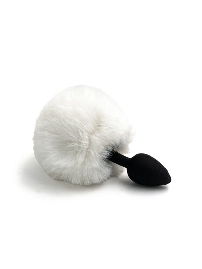 BunnyBliss - Plug Anale in Silicone con Pompon