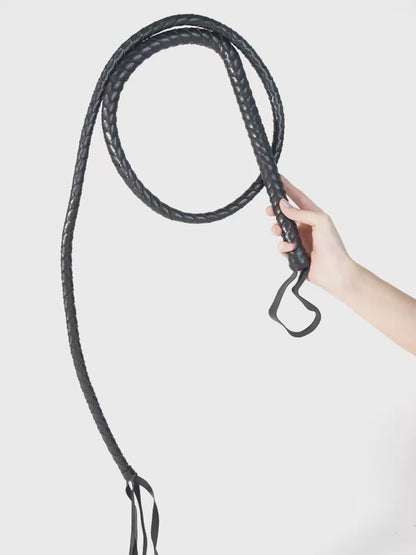 Night Viper - Bullwhip in Ecopelle Lungo 190 cm