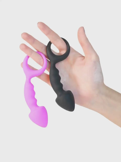 Curve Comfort - Plug Anale curvo in Silicone Medicale