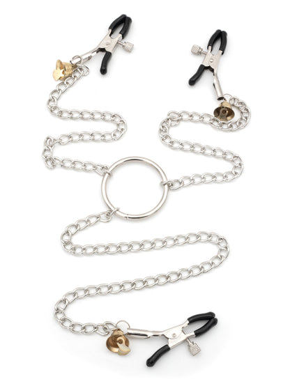 3 Pinze per capezzoli e clitoride o pene