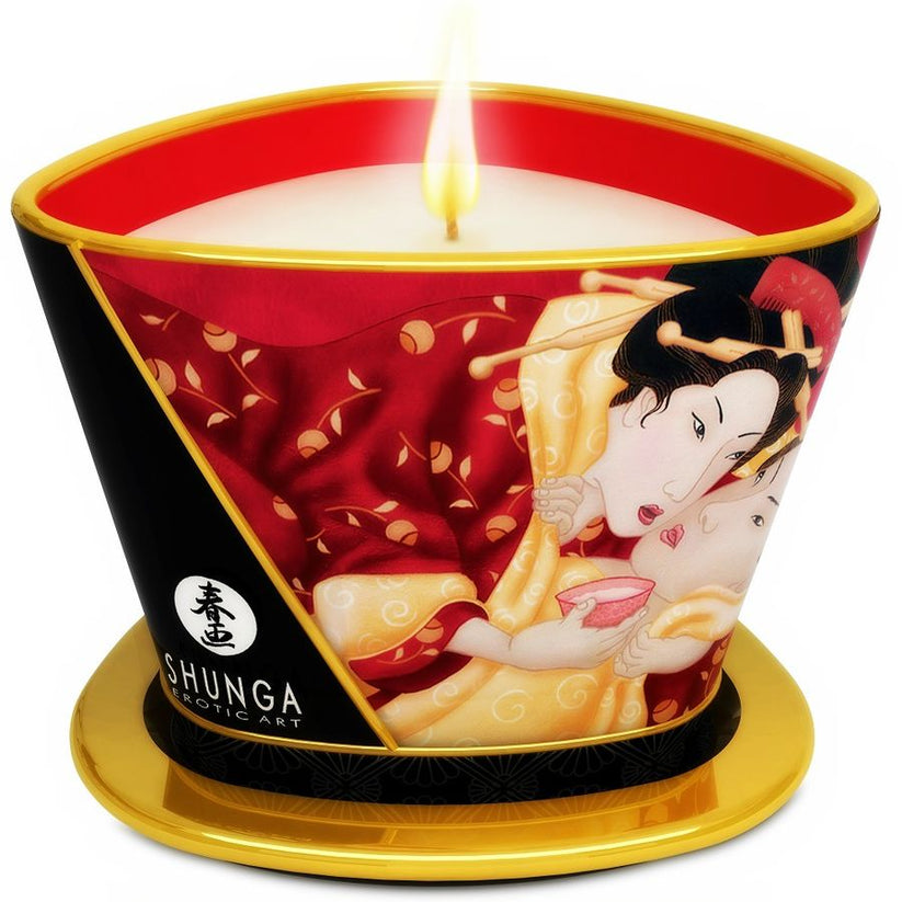 shunga candela aroma fragola  