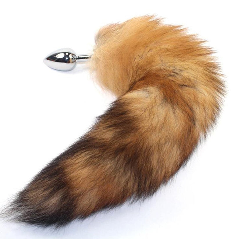 Fox Tail - Coda Anale voluminosa con Plug Metallo